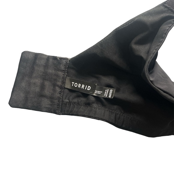 Torrid Feel The Fit Perfect T-Shirt Bra Black 46DDD underwire - Picture 5 of 5